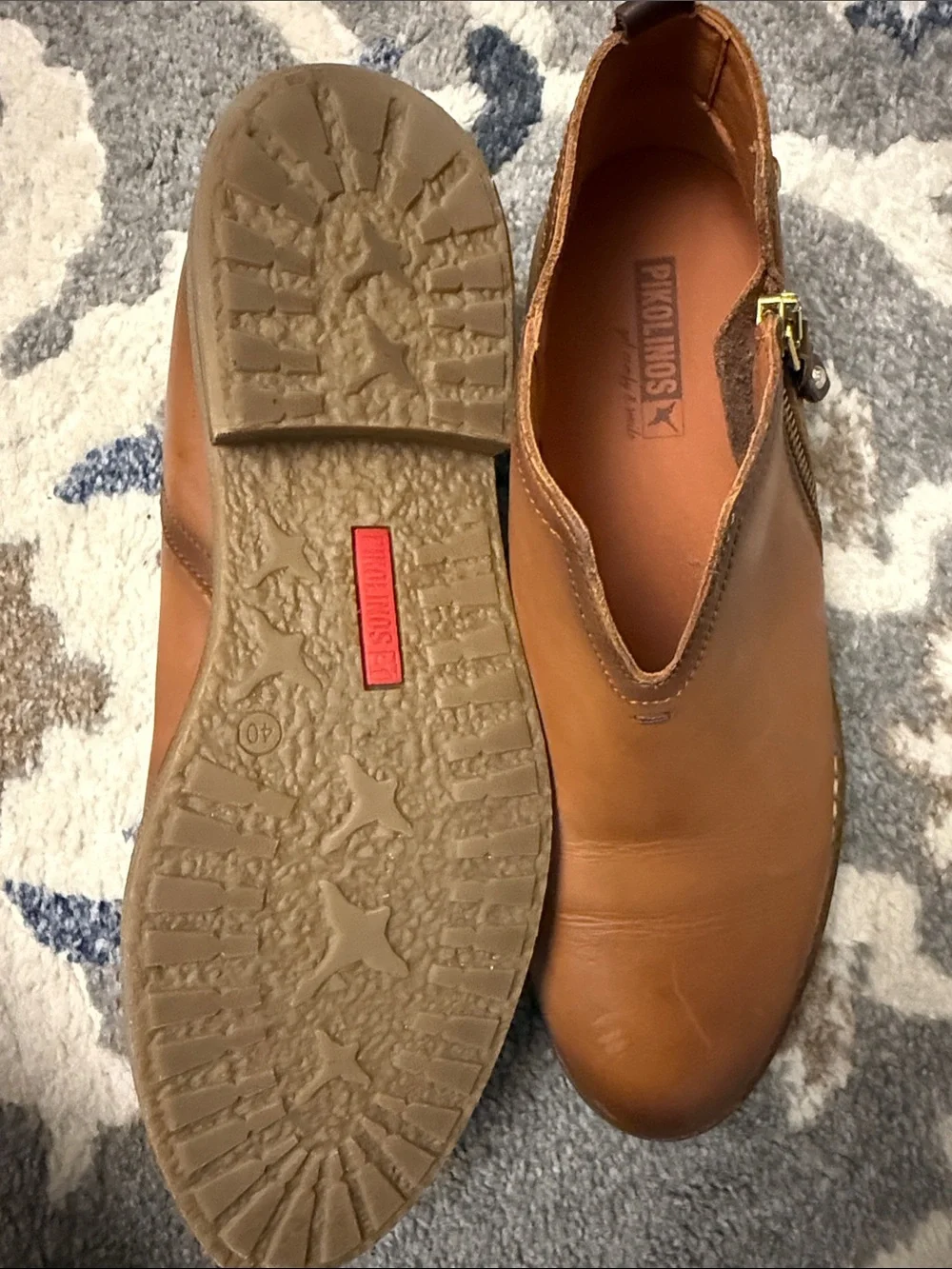 PIKOLINOS woman’s brandy color boot